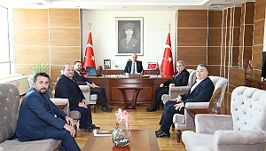İstanbul Çankırı Dernekler Federasyonundan Valimiz Aktaş Ve Belediye Başkanımız Esen'e Ziyaret