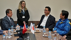 Rektör Ayrancı Sumitomo Rubber AKO Başkanı Masatsugu Nishino'yu Ziyaret Etti
