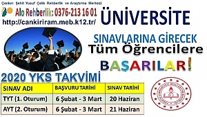 Üniversite Sınavı Başvuruları 6 Şubat-3 Mart 