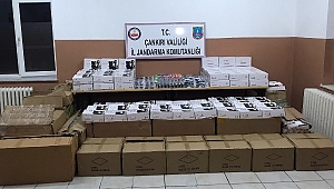 Çankırı'da 700 bin Liralık Gümrük Kaçağı Malzeme Yakalandı