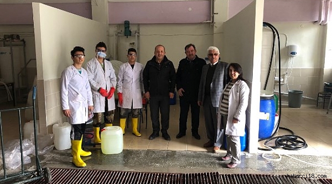 Proje Okulu Olan  Çankırı Mesleki Ve Teknik Anadolu Lisesine Ziyaret