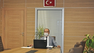 İlçe Milli Eğitim Müdürleri İle Telekonferans Toplantısı Yapıldı