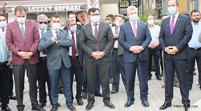 Eldivan'da Doğal Gaz Hattının Yapımı İçin İlk Kazma Vuruldu