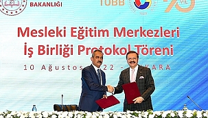 MEB ve TOBB Arasında İş Birliği Protokolü İmzalandı 