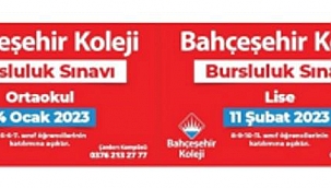 Bahçeşehir Koleji Bursluluk Sınav Tarihlerini Açıkladı