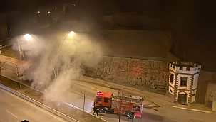 Ağlar Kaya (Şelale Önü) Araç Yangını