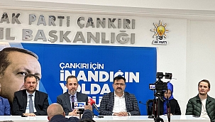 AK Parti Çankırı Miletvekili Salim Çivitçioğlu Basın Toplantısı Yaptı