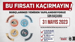 Belediye Borçlarında Yapılandırma Başladı. Son Başvuru 31 Mayıs!