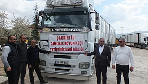 Çankırı Damızlık Koyun ve Kuzu Yetiştiricileri Birliği'nden Konteyner Desteği