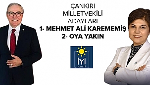 İYİ Parti Çankırı Milletvekili Adayları Belli Oldu