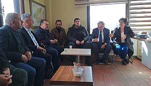 Karamemiş ve Yakın'dan AK Parti Çerkeş İlçe Başkanlığı ve Belediye Başkanı Sopacı'ya Ziyaret