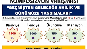 Ahilik Konulu Kompozisyon Yarışması Düzenleniyor