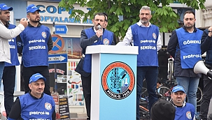Petrol-İş Sendikası Çankırı Şubesi 1 Mayıs  Emek Dayanışma Bayramı  Basın Açıklaması
