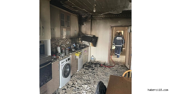 Çankırı'da Korkutan Yangın