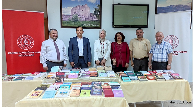 Çankırı İl Kültür ve Turizm Müdürlüğü "Bir Kitap da Benden" Kampanyasına Katıldı