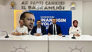 AK Parti Çankırı'da İl Başkanlığı Devir Teslim Töreni Gerçekleşti