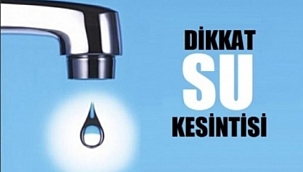 Çankırı'da Su Kesintisi