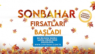 ''Confident Mağazasın da Sonbahar Fırsatları Devam Ediyor!'