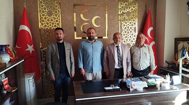 Usta Kalemlerden MHP Çankırı İl Başkanlığı Görevine Tekrar Seçilen Ahmet Kurt'a Ziyaret