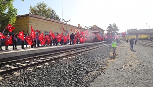 100. Yıl Cumhuriyet Treni Çankırı Garında
