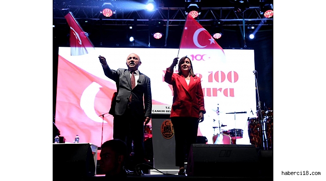 Çankırı'da Cumhuriyetin 100. Yıl Coşkusu Konserle Taçlandı