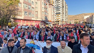Çankırı'da İsraile Tepki Yürüyüşü Düzenlendi