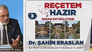 Gündem Özel Programının Konuğu AK Parti Çankırı Belediye Başkan Aday Adayı Dr. Şahin Eraslan 