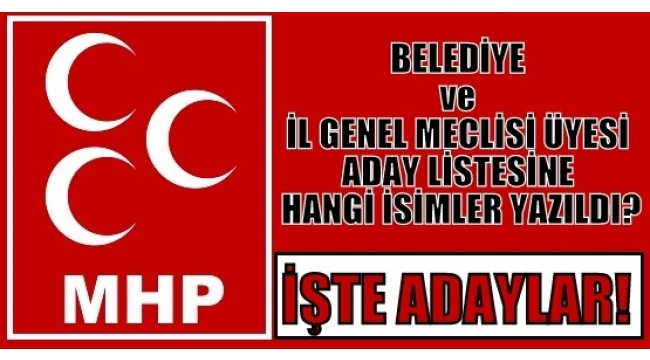 MHP Çankırı İl Genel Ve Belediye Meclis Üyeleri Belli Oldu
