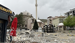 Çankırı'da Minare Devrildi