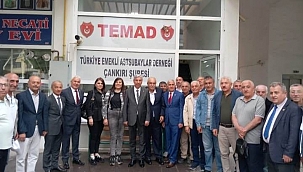 Çankırı TEMAD da Bayrak Değişimi