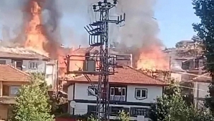Şeyhyunus Köyünde Yangın
