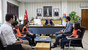 Yeni Eğitim Öğretim Yılında Başkan Esen'e Ziyaret