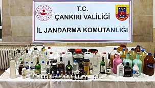 Çankırı'da Sahte İçki Yakalandı