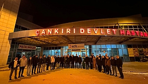 AK Parti İl Başkanı Erdoğan, Yılbaşı Gecesinde Görevli Personelleri Ziyaret Etti