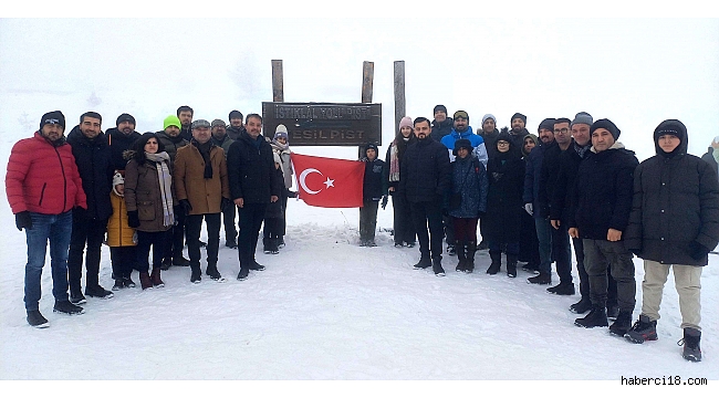 TES Sarıkamış Şehitleri İçin Türk Bayrağı Açtı