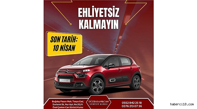 Ehliyetsiz Kalmayın