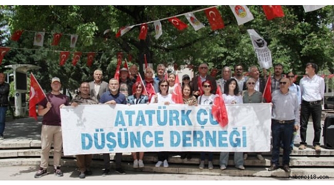 ADD Çankırı Şubesi PKK'nın Silah Bırakma Sürecine İlişkin Basın Açıklamasında Bulundu