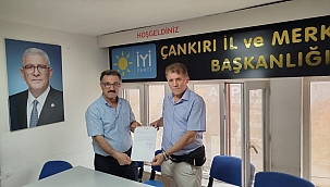 İyi Parti Çankırı İl Başkanlığında Devir Teslim Yapıldı