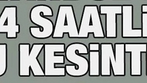 Çankırılı Dikkat: 24 Saat Süre İle Su Verilmeyecek!