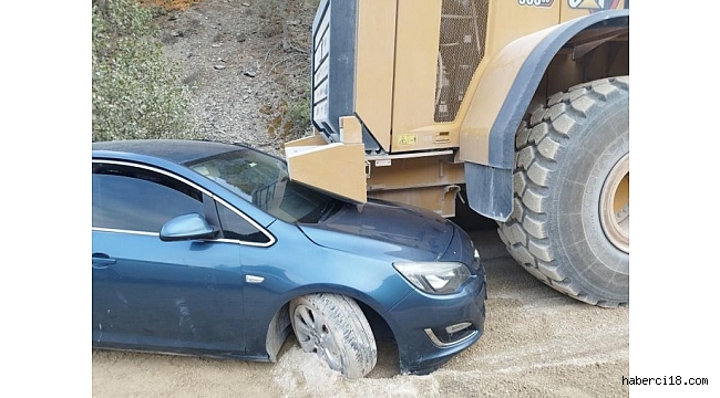 Çerkeş Yeşilören Köy Yolunda Trafik Kazası 1 Ölü 1 Yaralı