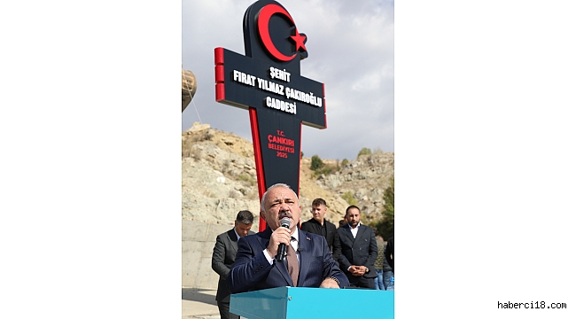 Alternatif Bağlantı Yoluna "Şehit Fırat Yılmaz Çakıroğlu" İsmi Verildi