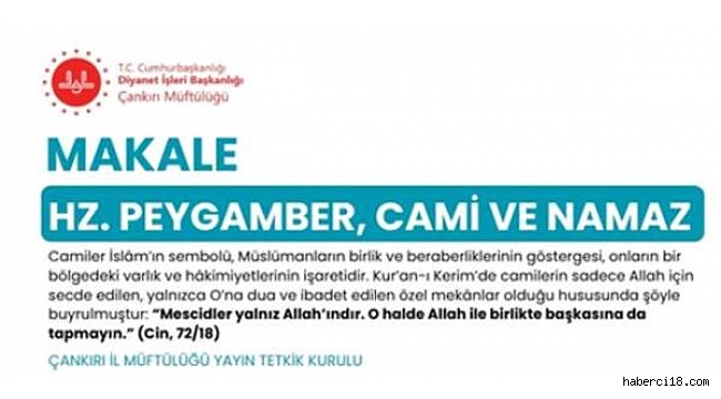 Hz. Peygamber, Cami ve Namaz