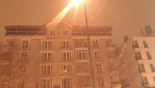 Çankırı'ya Mevsimim İlk Karı Yağdı