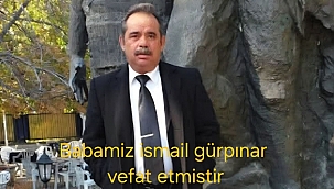 Milli Eğitim Müdürlüğünden (Emekli Memur) İsmail Gürpınar Vefat Etti