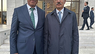 Başkan Hasan Sopacı'dan Ulaştırma Ve Alt Yapı Bakanı Abdulkadir Uraloğlu'na Ziyaret