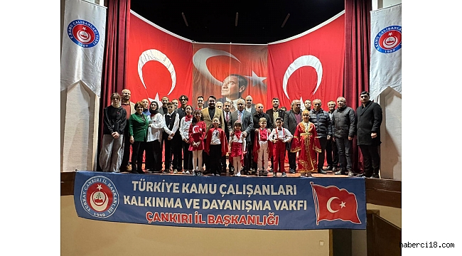 Çankırı TÜRKAV Tarafından İstiklal Marşını Güzel Okuma Yarışması Yapıldı  