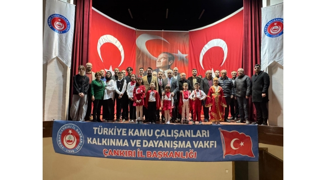 Çankırı TÜRKAV Tarafından İstiklal Marşını Güzel Okuma Yarışması Yapıldı  