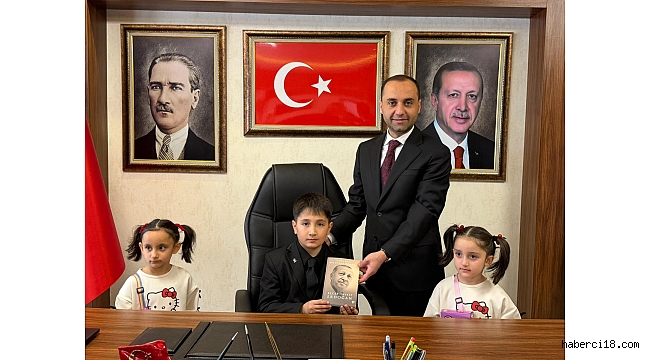 23 Nisan'da Koltuk Minik Başkan Hamza Bulut'a Emanet Edildi