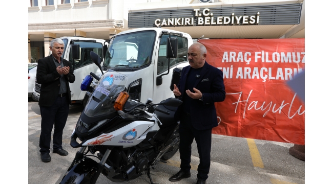 Çankırı Belediyesi Araç Filosunda Yeni Araç Sayısı 100'ü Aştı