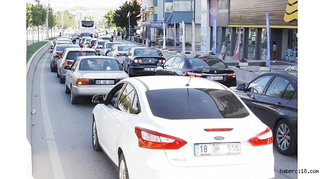 Çankırı'da Trafiğe Kayıtlı Araç Sayısı 75 bin 823 Oldu